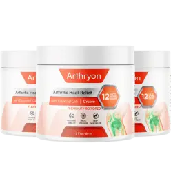 Arthryon Heat Relief Cream Canada 3 Bottles